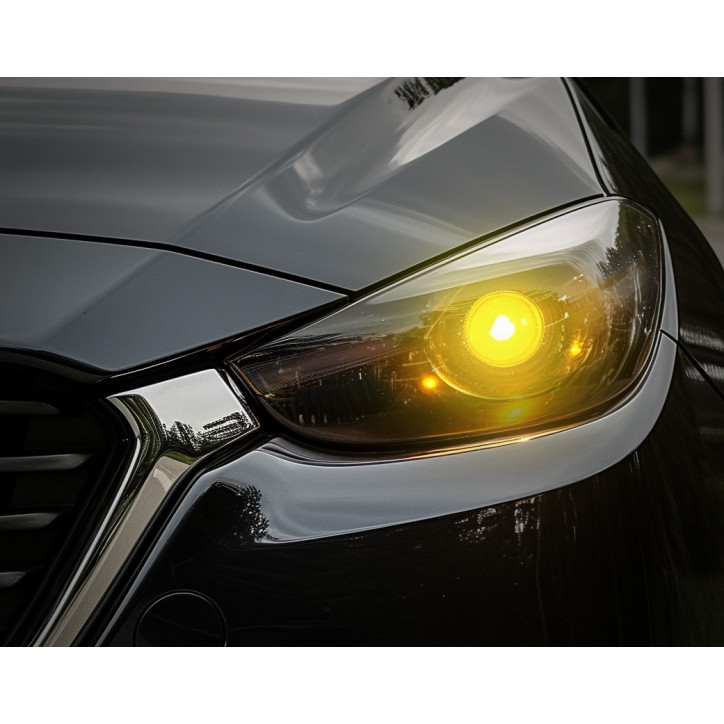 System podświetlenia soczewek LED RGB Bluetooth Devil Eyes do samochodu