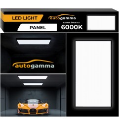 Panelowe oświetlenie LED Biuro warsztat 120x60 cm