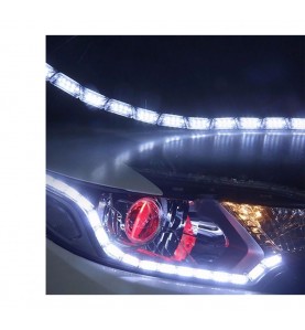 Światła dzienne DRL kierunkowskazy pływające  pasek LED 50-70 cm