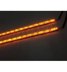 Światła dzienne DRL kierunkowskazy pływające  pasek LED 50-70 cm